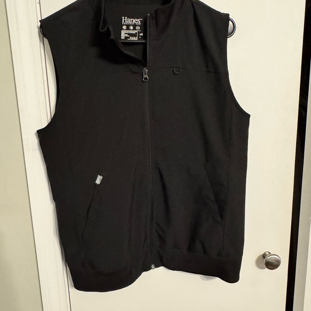 Hanes Women’s Black Scrub Vest